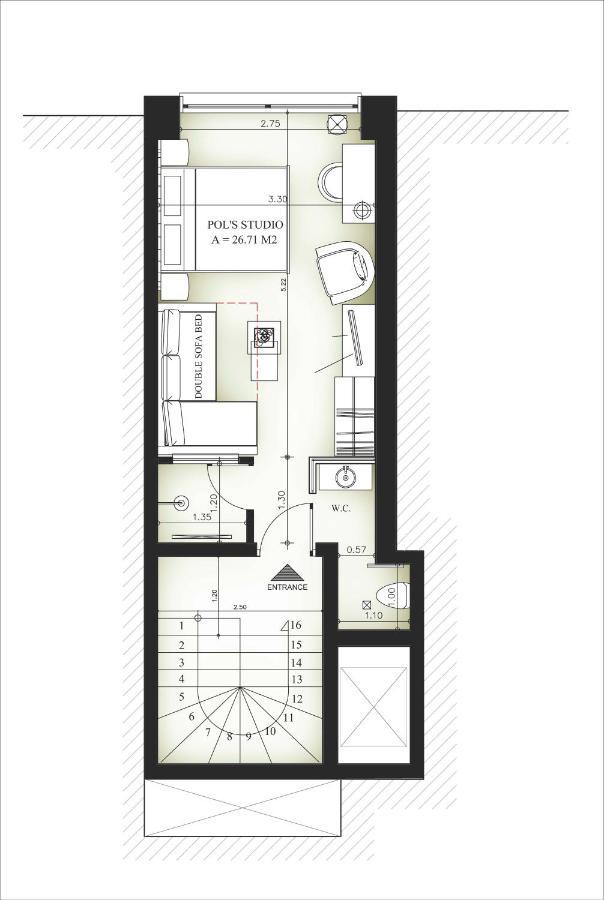 Pol'S Studio, Kalamata Mediterranean Apartments 外观 照片